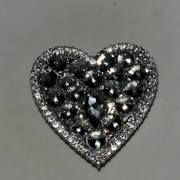 Universal Heart Design Diamond Rhinestones Phone Grip Stand Holder - Picture 4 of 4